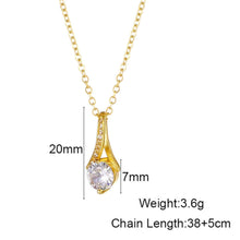 Dainty 18K gold plated necklace at both 15 inch (choker) and 17 inch (standard) lengths with CZ pendant.