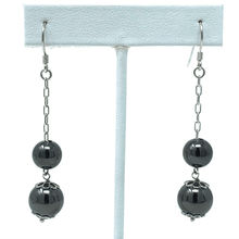 Double Ball Dangle Sterling Silver Earrings - SeaSpray Jewelry