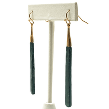 Rustic Patina Bar Dangle Boho Earrings For Women - Costume Jewelry