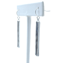 Silver Dangle Abalone Bar Earrings For Women - Costume Jewelry