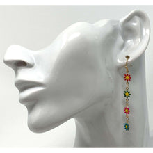 Dangle Gold Daisy Earrings