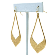 Dangle Teardrop Gold Statement Earrings - Trendy Boho Jewelry