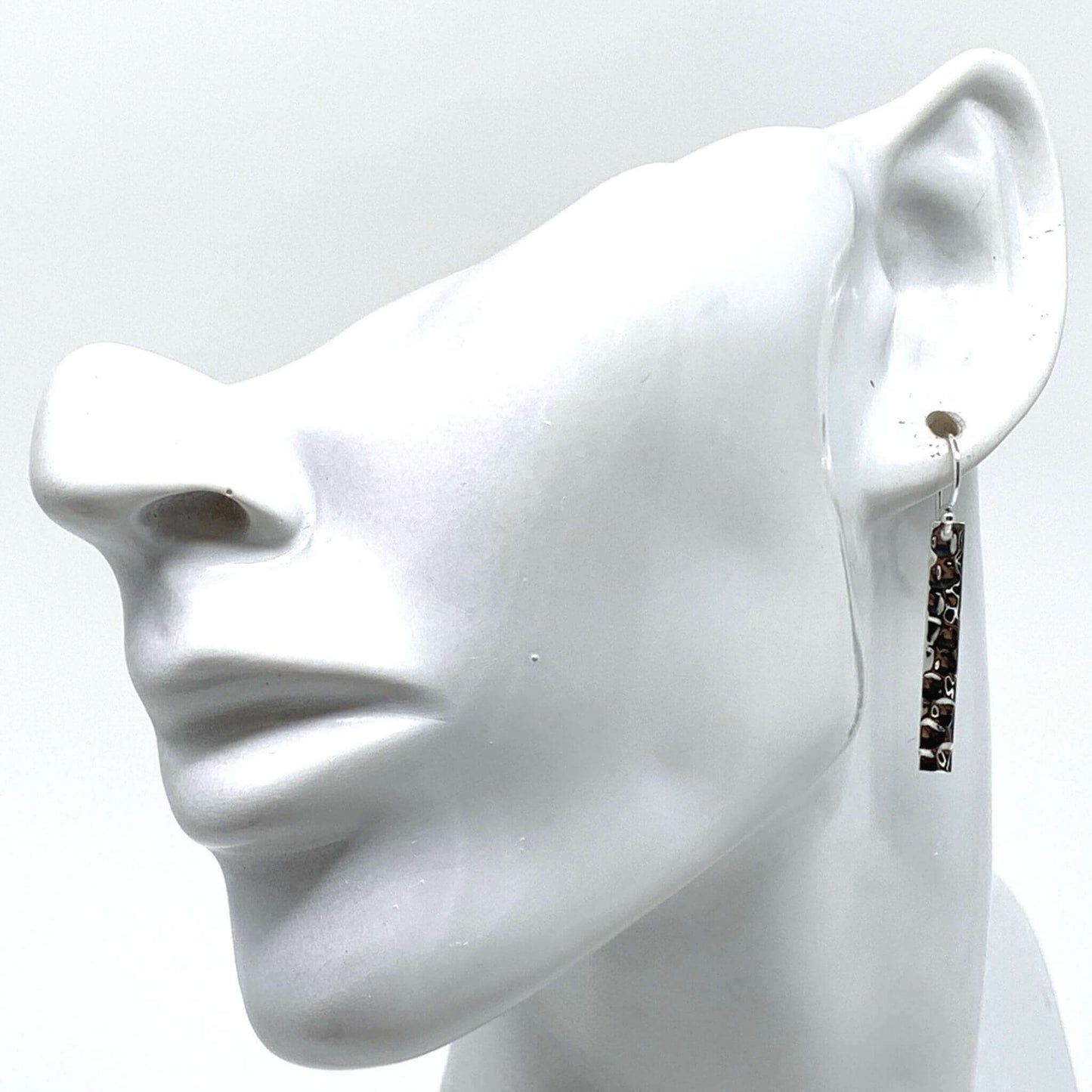 Hammered Sterling Silver Earrings