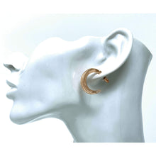 Rose Gold Hoop Fashion Jewelry Earrings - SeaSpray Jewelry