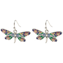 Silver Dragonfly Earrings