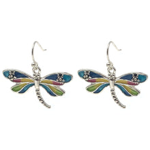 Silver Dragonfly Earrings