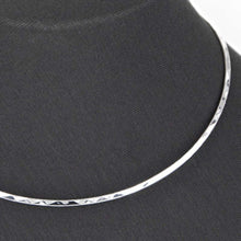 Slider - Plated Silver Choker Necklace