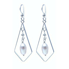 Sterling Silver Freshwater Pearl Drop Earrings