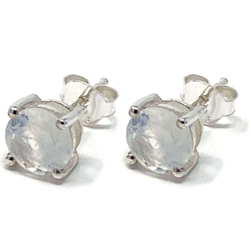 Sterling Silver Moonstone Earrings - Fine Jewelry
