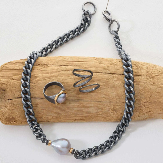 What Is Oxidized Sterling Silver Jewelry?