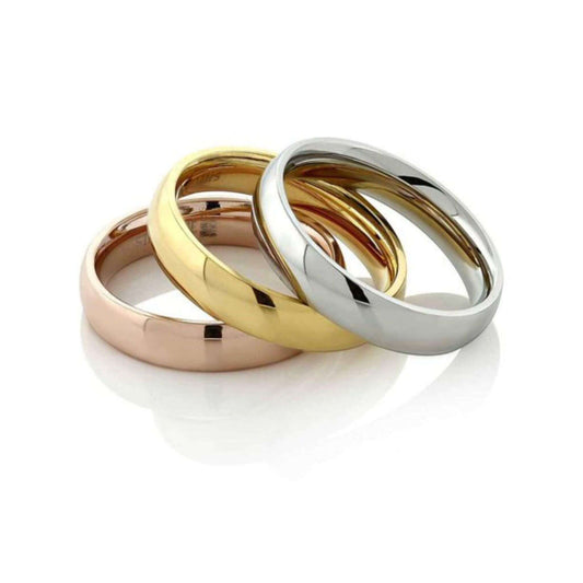 What is the difference between white gold, yellow gold, and rose gold?