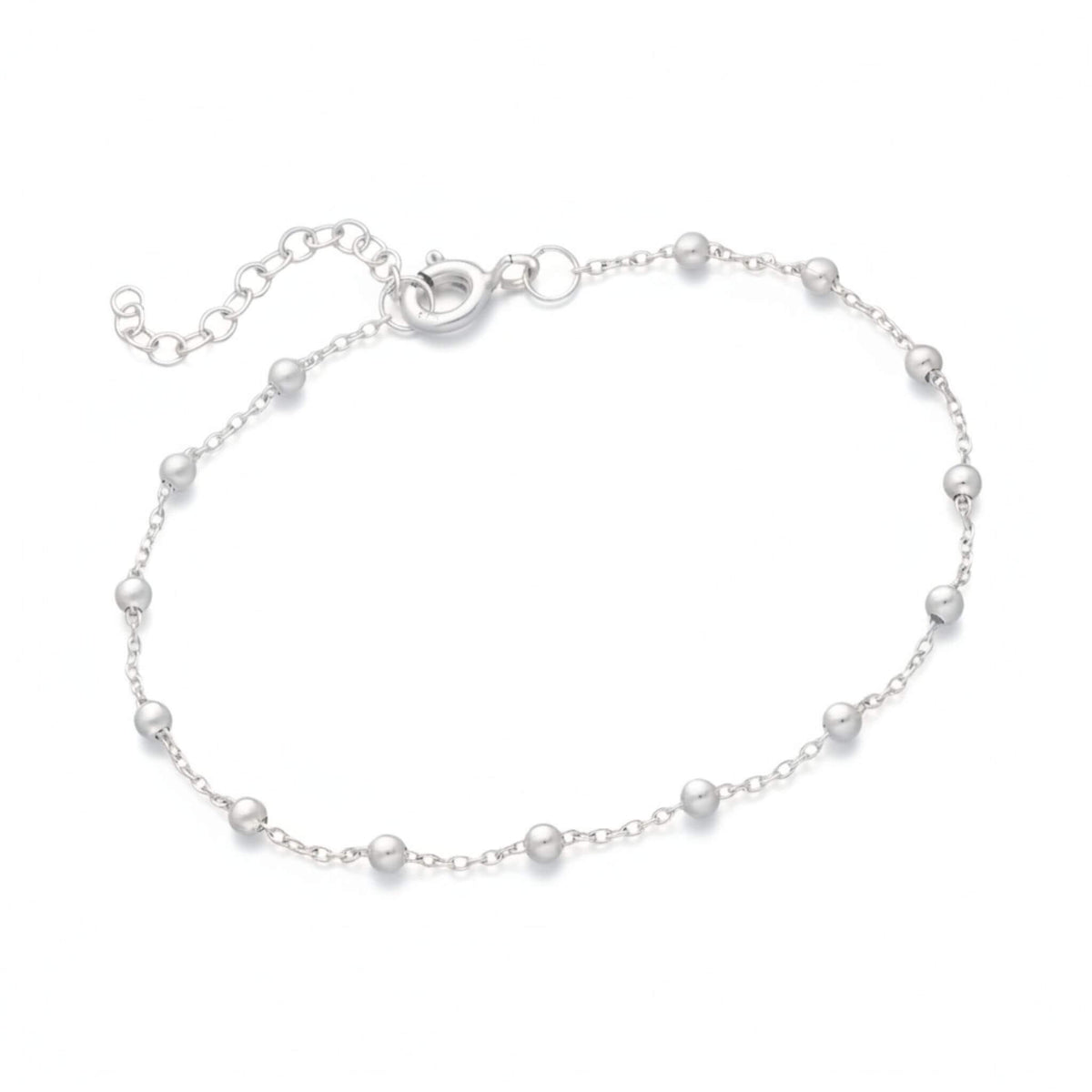 925 Sterling Silver Ball Beaded Bracelet | SeaSpray Jewelry