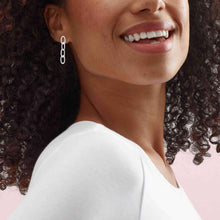 Chic and Affordable: Sterling Silver Chain Link Paperclip Earrings for Women
