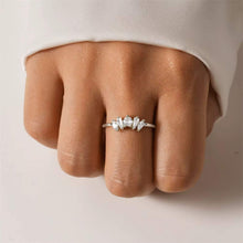 Dainty Silver Crown Ring – 925 Sterling Silver Everyday Stackable Ring with Cubic Zirconia Gemstones
