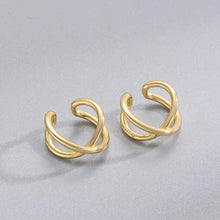 Gold Minimalist Ear Cuff - Adjustable 14K Gold Plated No-Piercing Fashion Jewelry
