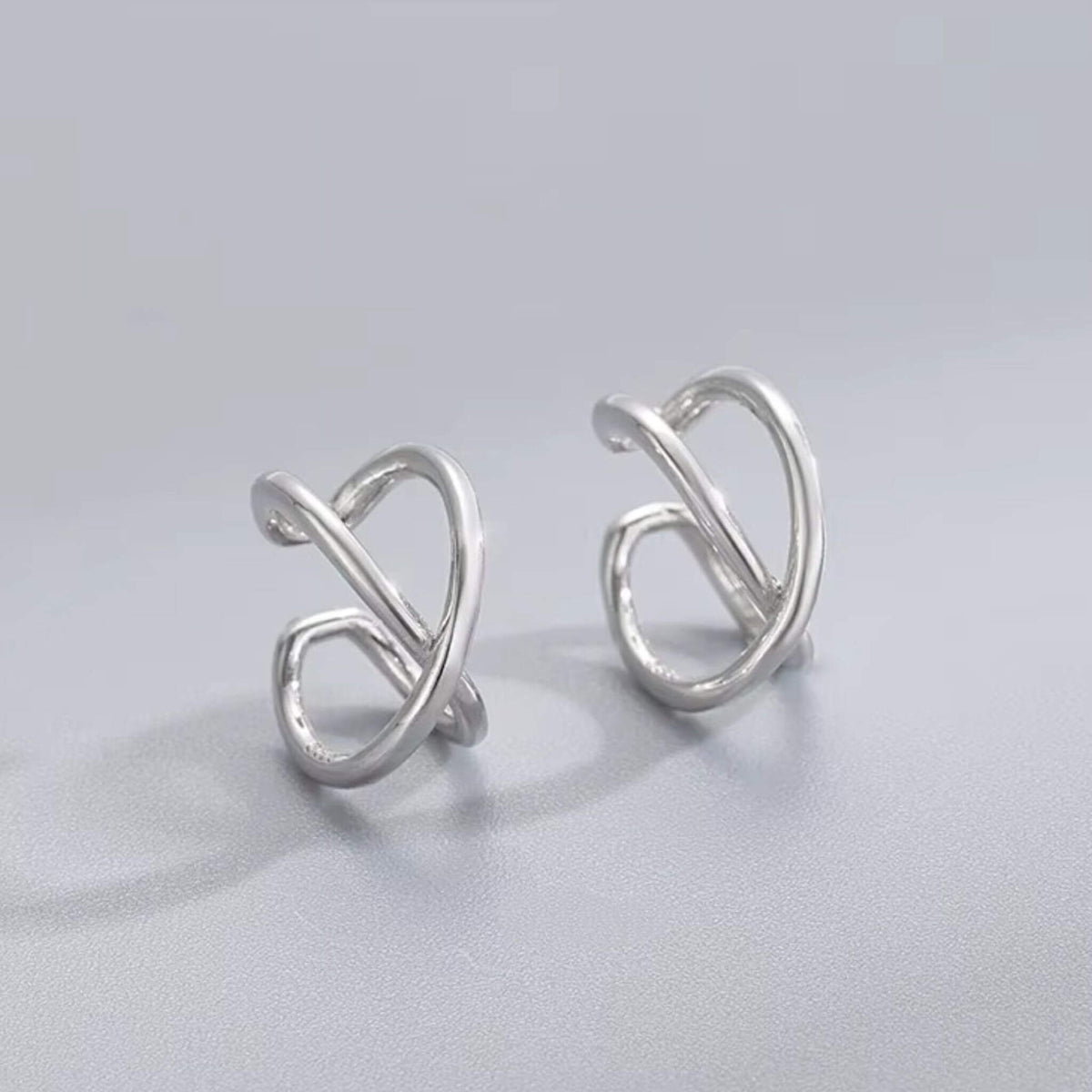 Modern Silver Cartilage Cuff - 925 Sterling Silver Boho Chic Ear Jewelry