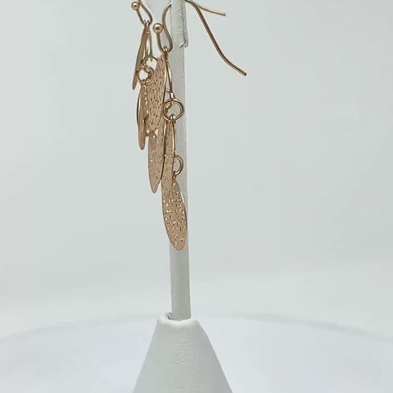 Statement Chandelier Earrings Gold