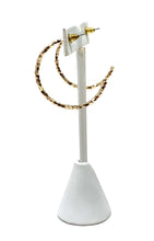 Classic Gold Hoop Earrings with a Twist
