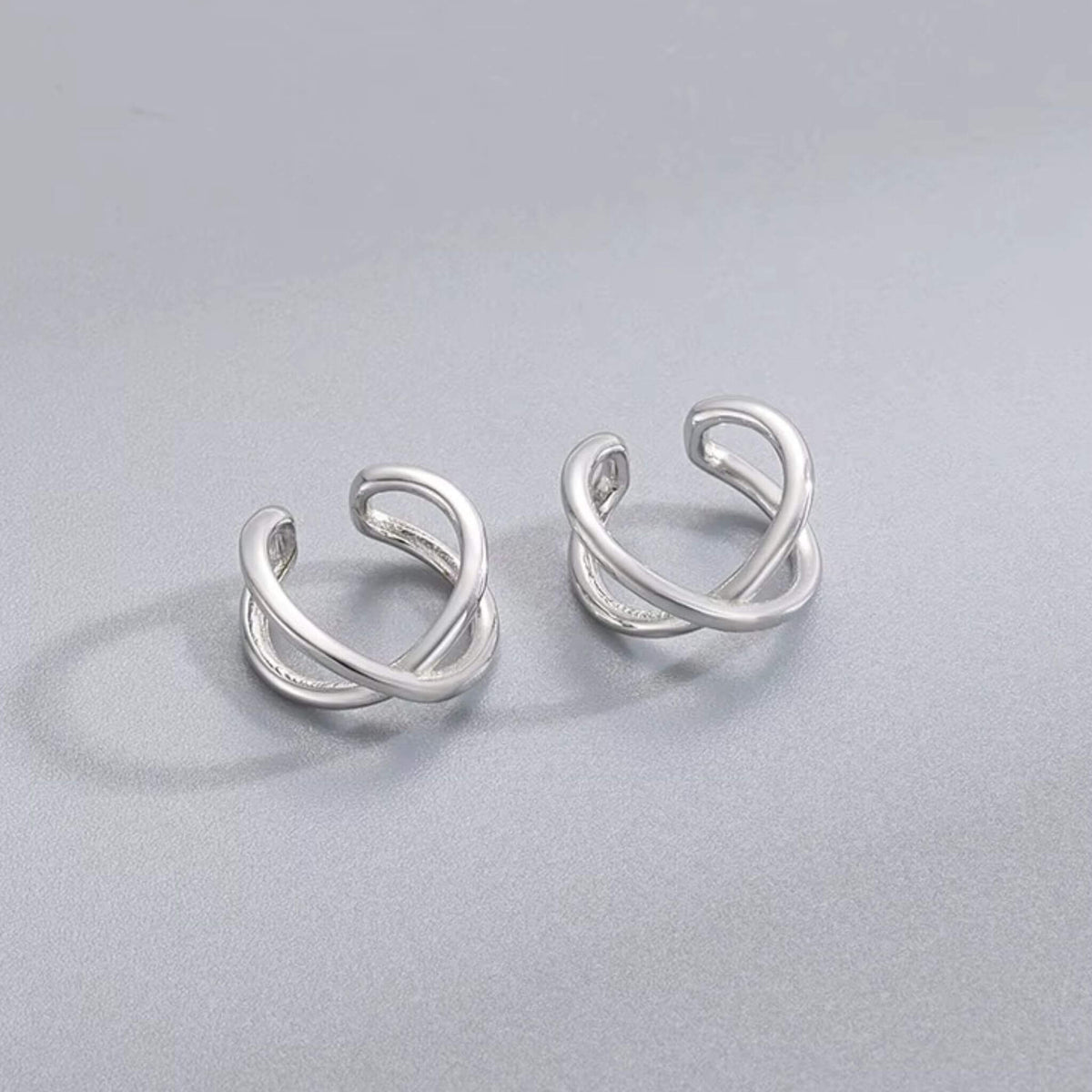 Silver Ear Cuff - Adjustable 925 Sterling Silver No-Piercing Fashion Earring