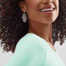 Statement Chandelier Earrings Silver
