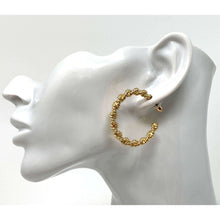 Gold hoop earrings that will complement any outfit
