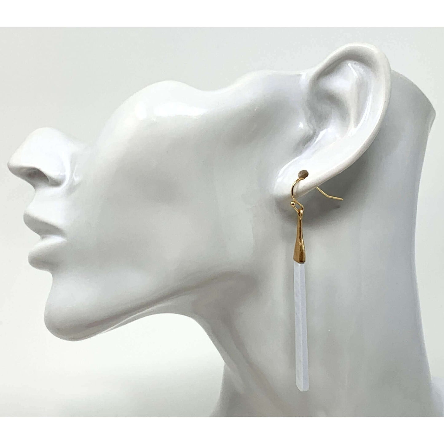 Elegant Hammered Dangle Earrings - Women's Jewelry
