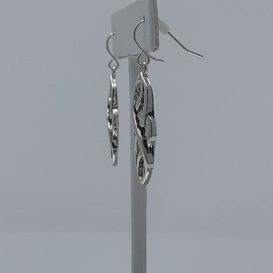 Silver Irish Celtic Knot Earrings - Costume Fashion Jewelry