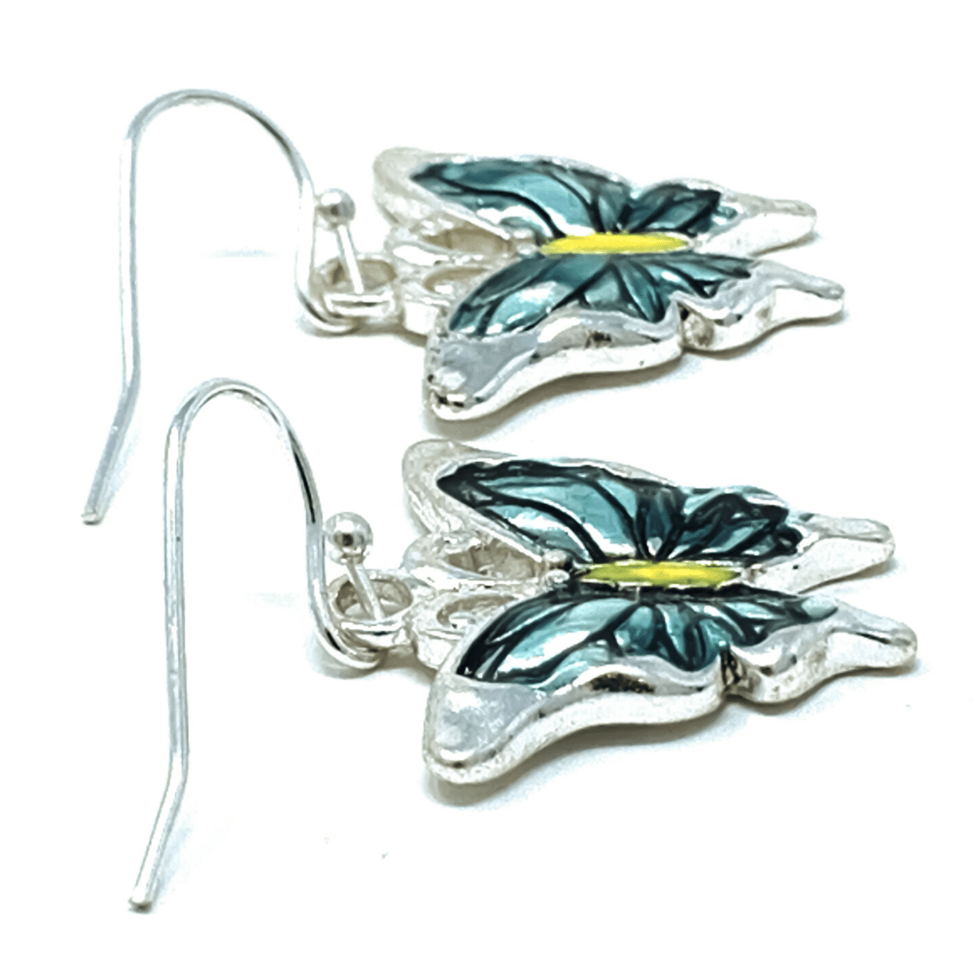 Butterfly Silver Earrings - Butterfly Earrings
