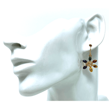 Christmas Earrings With Rhinestone Accents - Stocking Stuffers
