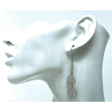 Circle Disc Cutout Sterling Silver Earrings - SeaSpray Jewelry
