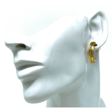Gold Hoop Fashion Earrings
