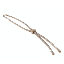 Gold Rhinestone Slider Beach Anklet
