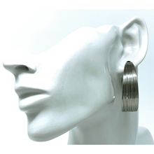 Large Silver Hoop Earrings - Stud Earrings For Women
