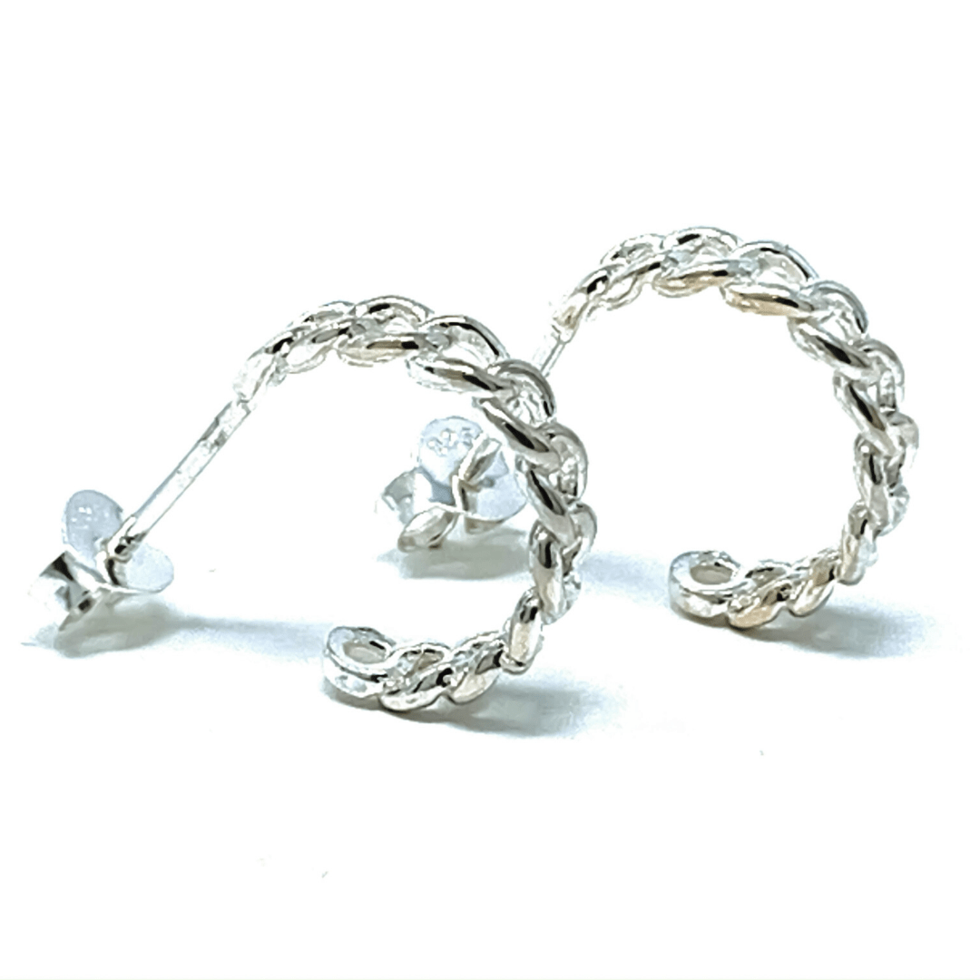 Stud Hoop Earrings - SeaSpray Jewelry