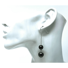 Sterling Silver Dangle Double Ball Earrings - SeaSpray Jewelry
