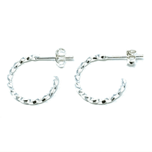 Stud Hoop Earrings - Sterling Silver Jewelry
