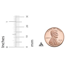 Celtic Stud Earrings Size Chart
