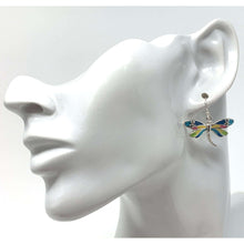 Colorful Dragonfly Dangle Earrings
