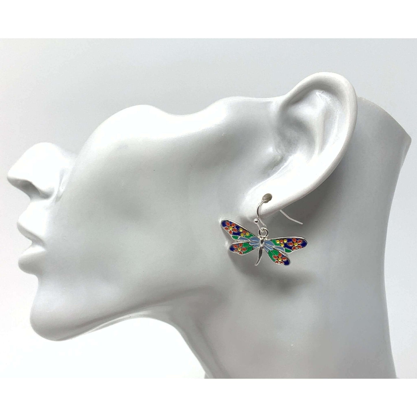 Colorful Dragonfly Earrings