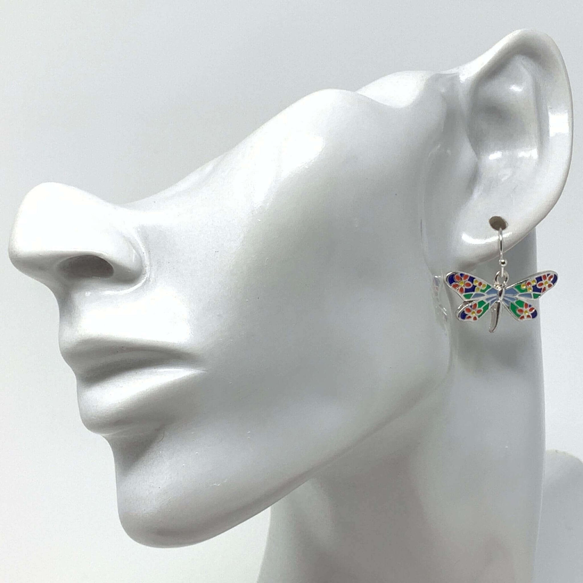Dangle & Drop Dragonfly Earrings