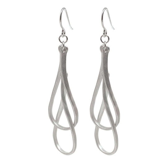 Double Hoop Teardrop Earrings