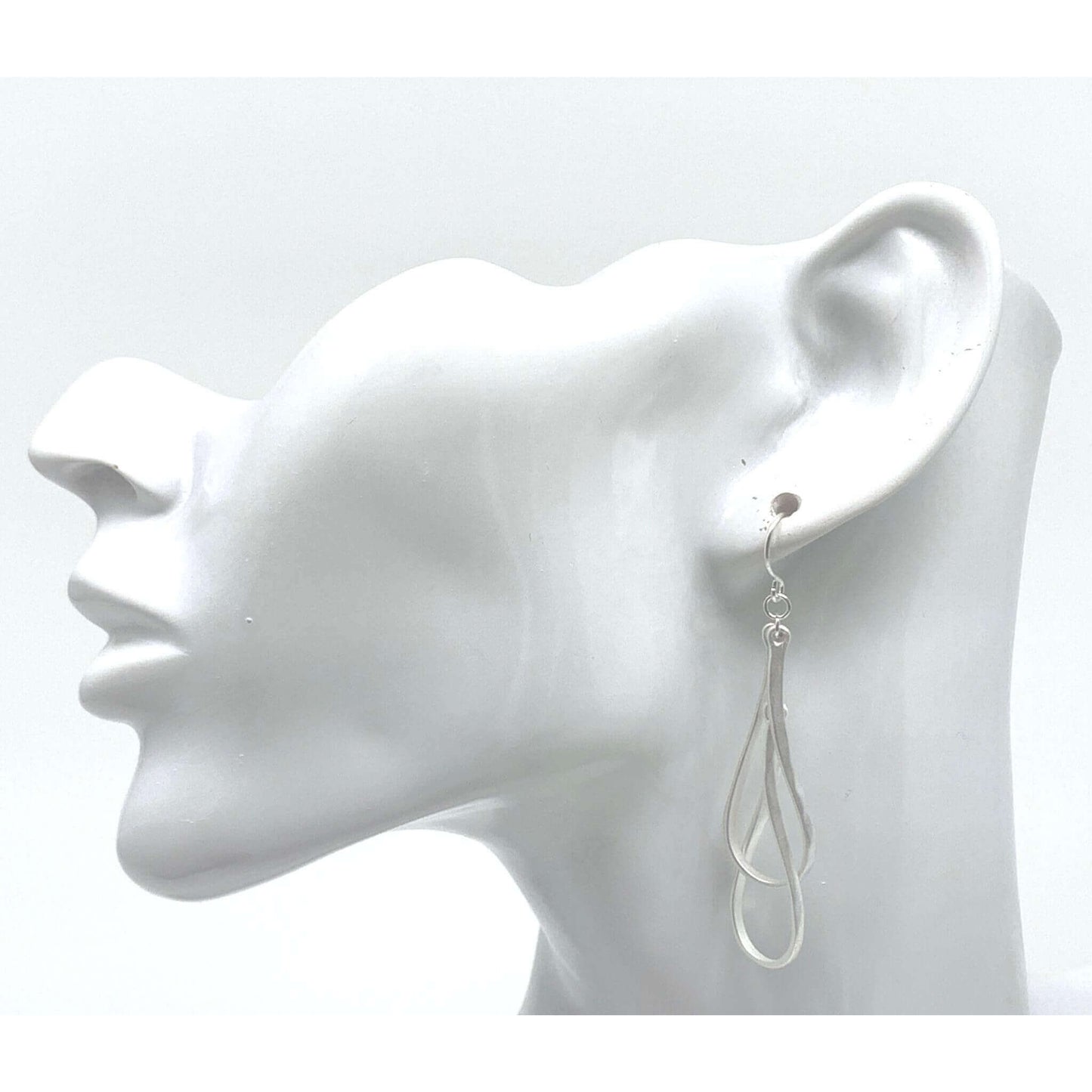 Double Hoop Teardrop Earrings