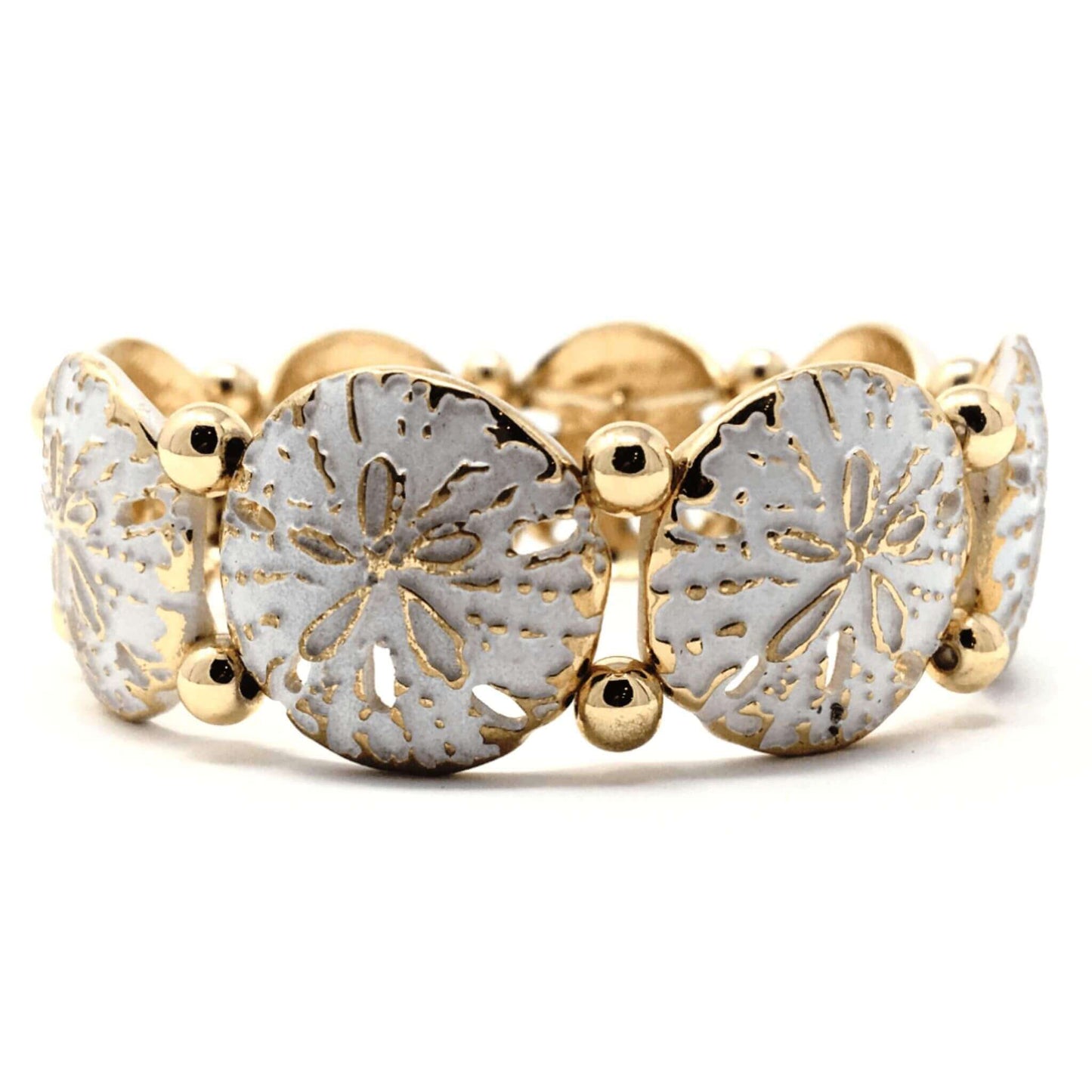Gold Sand Dollar Bracelet