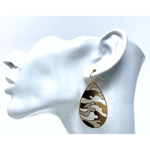 Gold Camo Earrings
