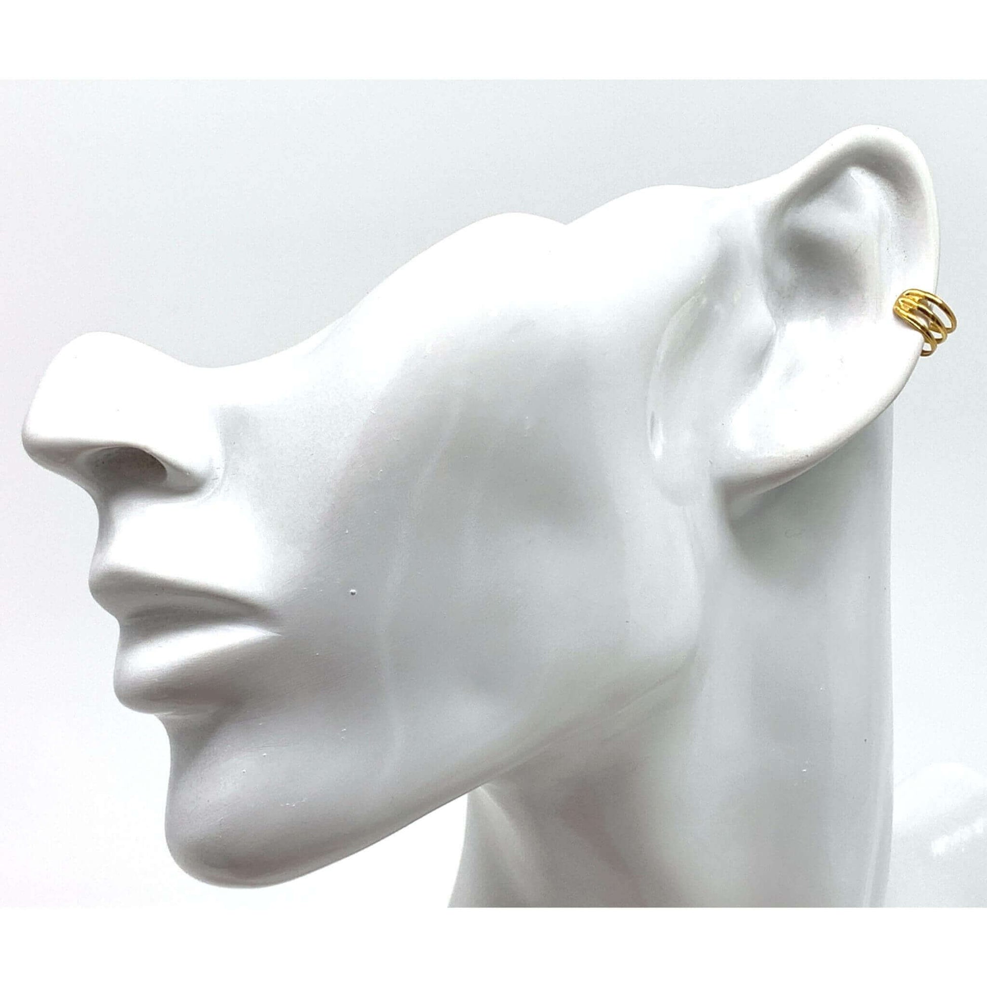 Gold Cuff Earring - No Pierce