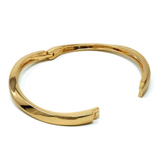 Gold Cuff Hinged Bracelet - Costume Jewelry
