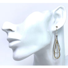 Double Hoop Teardrop Earrings
