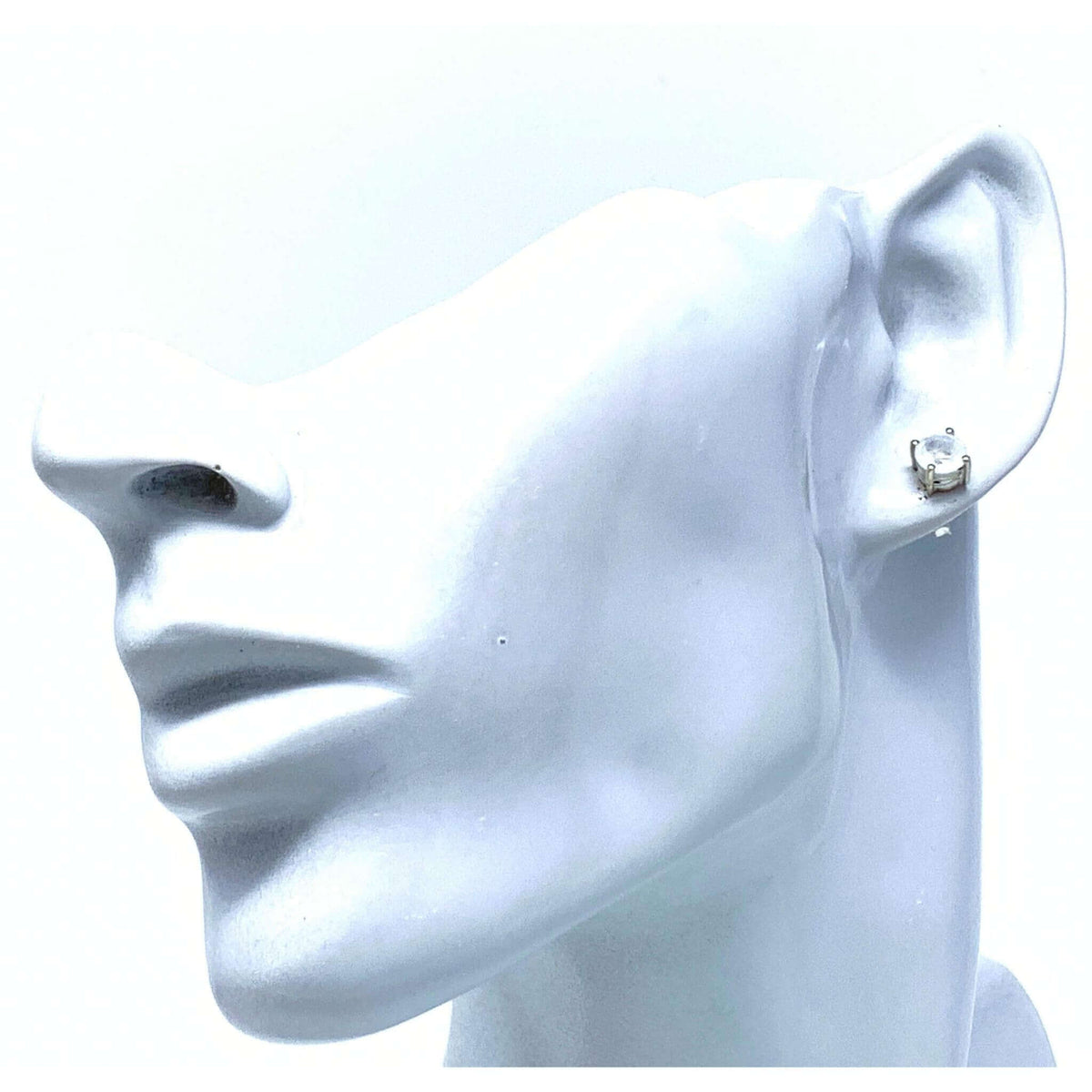 Moonstone Stud Earrings - Gemstone Earrings