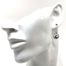 Ocean Wave Earrings In Sterling Silver
