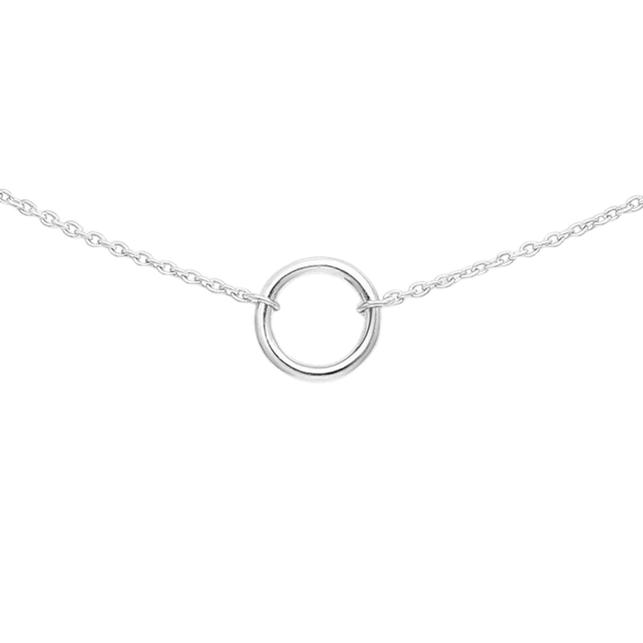 Open circle choker necklace discount